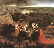 PATENIER, Joachim Temptation of St Anthony ag oil painting on canvas